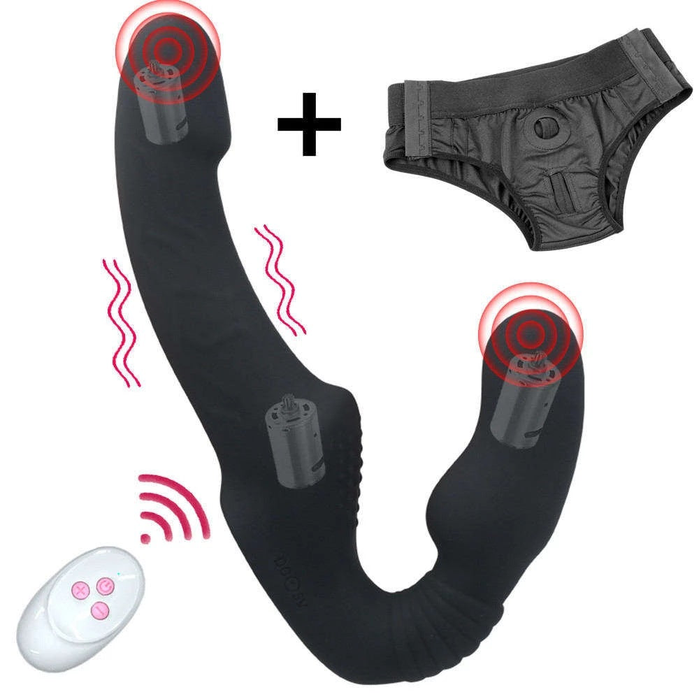 SV- VIBRADOR DE DOBLE CABEZA DILDO UTILIZABLE