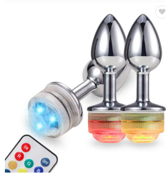SV - Disco Butt Plug - Plug Anal Con Luces a Control Remoto