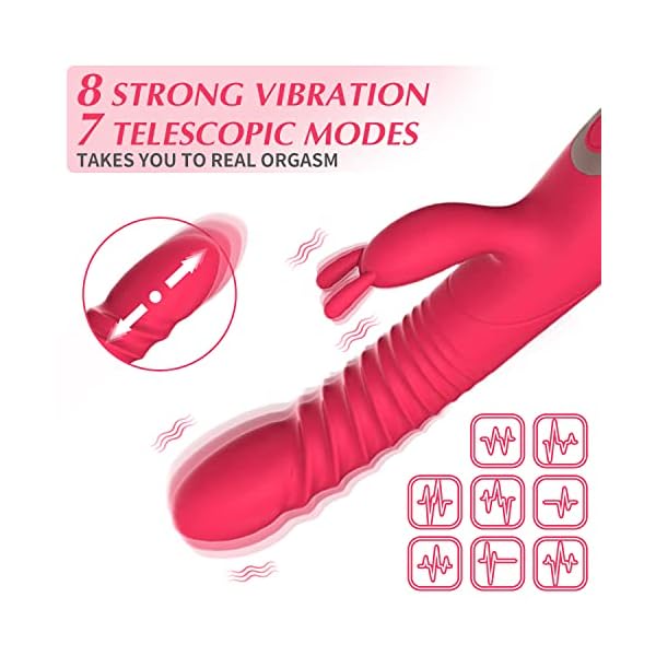 Juguete vibrador con forma de conejo